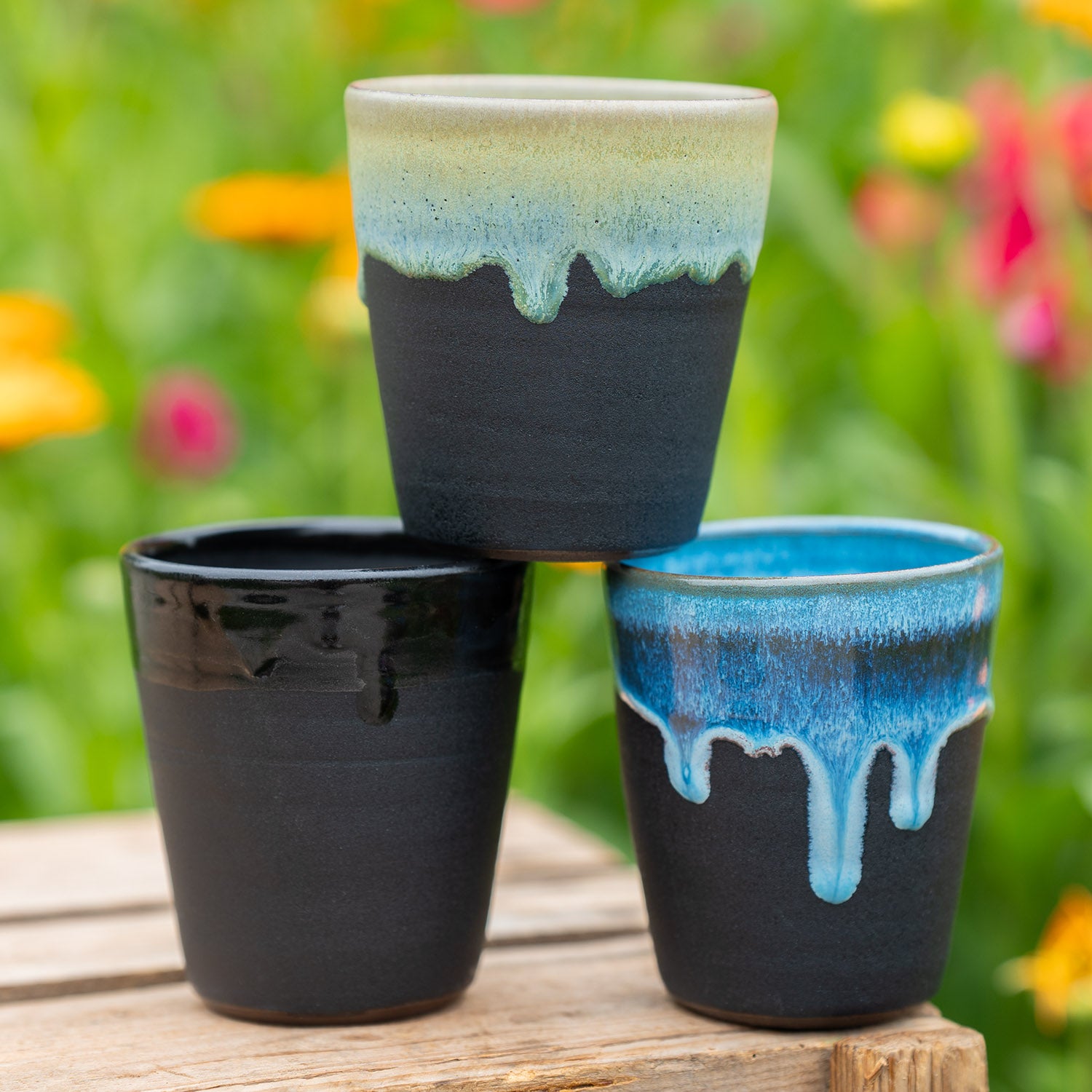 EM-Steinzeug Becher NOCTIS, MOOSLAVA & KOBALTLAVA – Fischer's EM-Chiemgau Online-Shop