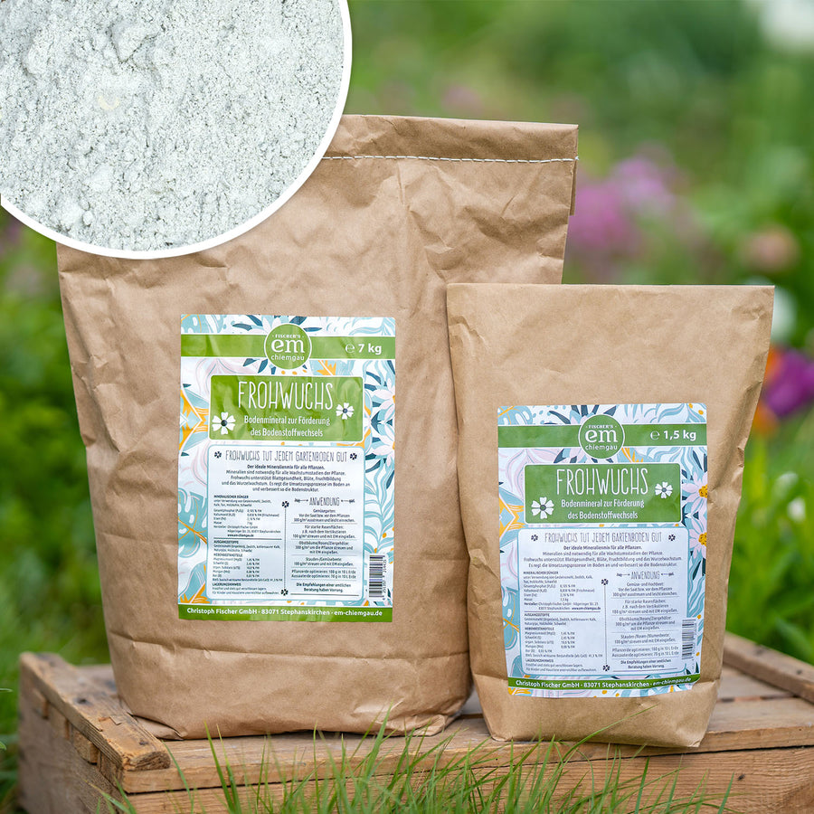 Frohwuchs Mix aus Bodenmineralien für einen fruchtbaren Boden