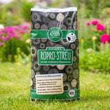 RoPro Streu bio aktive Pflanzenkohle im 45 Liter Sack für Küchenbokashi, Rasenbokashi, Kompost und Beete