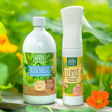 Vital-Set „Grünfrische" für Zimmerpflanzen mit Bodenagil Mikroorganismen zum Gießen und Lumis EM Blattglanzspray