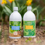 Gartenagil Set von EM-Chiemgau. Bestehend aus 1 L Bodenagil und 1 L Blattagil