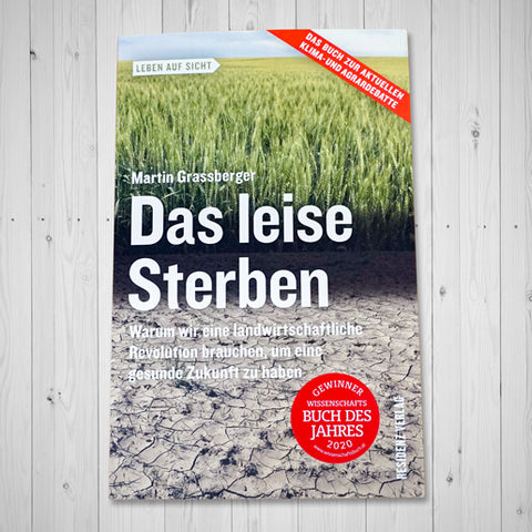 Das leise Sterben - Buch von Martin Grasberger - Cover EM-Chiemgau