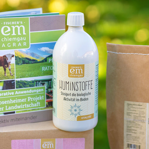 Huminstoffe im Set zur selbstständigen Herstellung von Bodenverjünger Ferment
