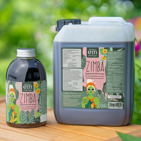 Zimba Flussigdunger 1L Flasche und 5L Kanister