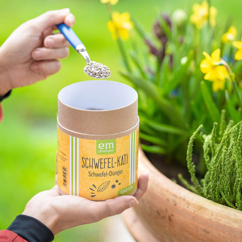 Schwefel Kati in der Anwendung