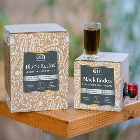 Black Redox ® - veganes EM-Tonicum mit Moor-Komposition