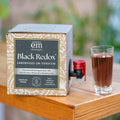 Black Redox Fermentgetränk mit Moor und Schwarzer Johannisbeere im 0,5l Bag in Box