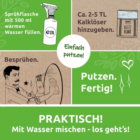 Putzen mit Kalklöser