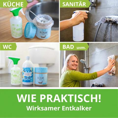 Für Küche, WC, Bad und im Sanitärbereich