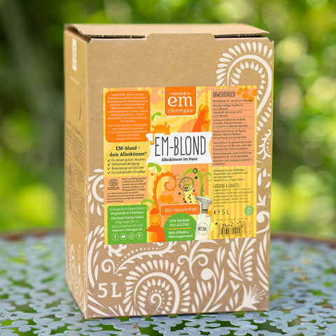 EM-blond Alleskönner im Haushalt von EM-Chiemgau im 5 Liter Bag-in-Box System