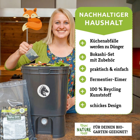 Bokashi Fairfox Eimer für deinen nahhaltigen Haushalt