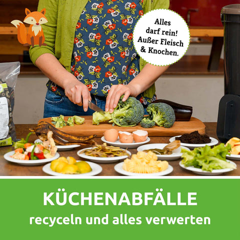 Diese Küchenabfälle dürfen in den Bokashi-Eimer