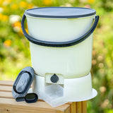 Bokashi Eimer creme zum Fermentieren 