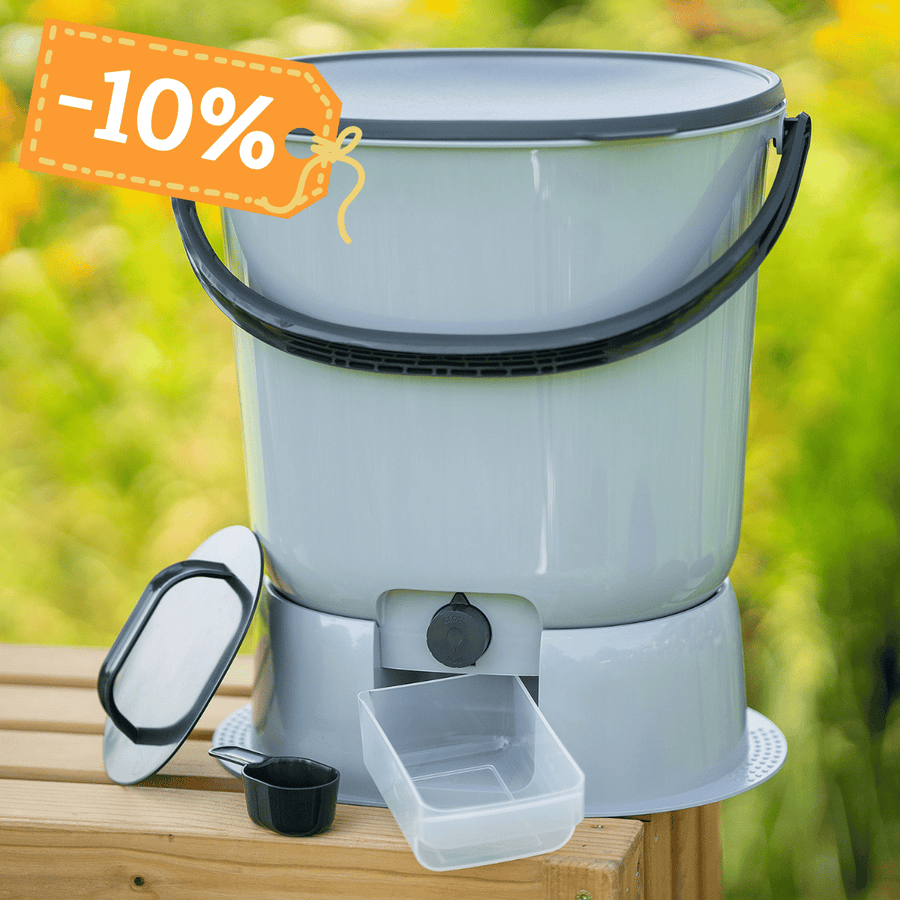 Bokashi Meister Eimer grau