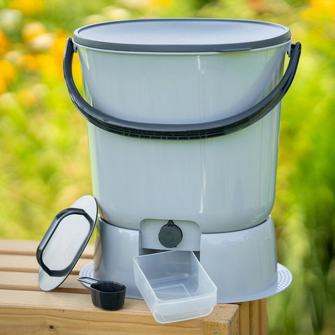 Bokashi Meister Eimer grau