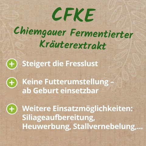 CFKE Kräuterextrakt steigert die Fresslust &verbessert das allgemeine Wohlbefinden