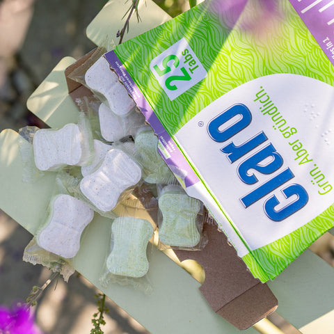 Claro Geschirrspültabs in wasserlöslicher Folie