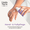 Hand- und Fußpflege. Schnell einziehende Pflege für ein samtig weiches Hautgefühl