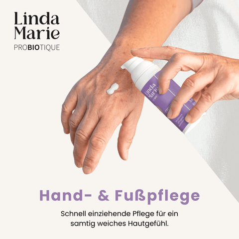 Hand- und Fußpflege. Schnell einziehende Pflege für ein samtig weiches Hautgefühl