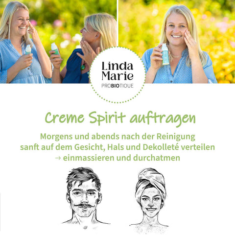 Linda Marie PROBIOTIQUE – Creme Spirit - leichte Pflege