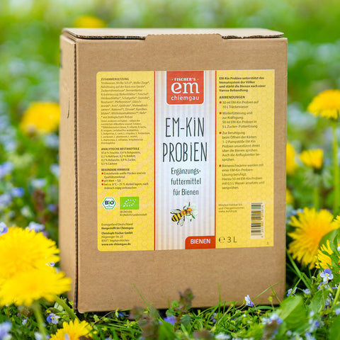 EM Kin Probien probiotisches Ergänzungsfuttermittel für Bienen - in der 3 Liter Bag in Box Verpackung