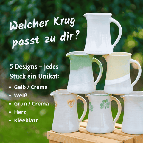 5 Designs - jedes Stück ist ein Unikat