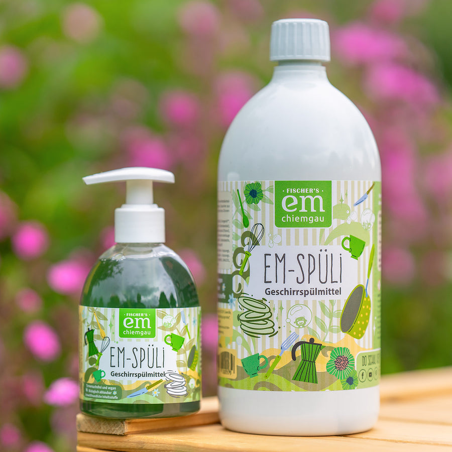 EM-Spüli umweltfreundliches Geschirrspülmittel 250 ml und 1 L