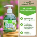 Spülen mit Mikroorganismen