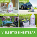 EMB-Aktiv für Abflüsse, Camping, Abwassersysteme und Kompost