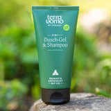 EMSana terra uomo 2 in 1 Duschgel und Shampoo mit EM für Männer