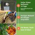 Bokashi im Garten vergraben