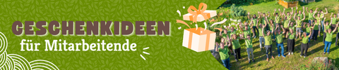 Banner Geschenkideen für Mitarbeitende