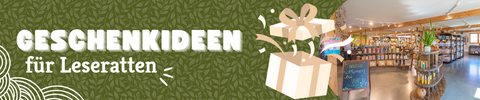 Banner für Bücher als Geschenkidee