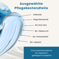 Mit Heilkreide, Magnolienextrakt, Bio Aloe Vera, Bio-Teebaumöl, Bio-Färberdistelöl und Bio-Jojobaöl