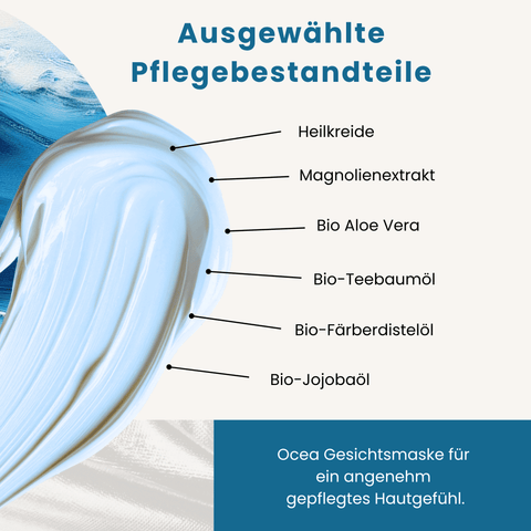 Mit Heilkreide, Magnolienextrakt, Bio Aloe Vera, Bio-Teebaumöl, Bio-Färberdistelöl und Bio-Jojobaöl