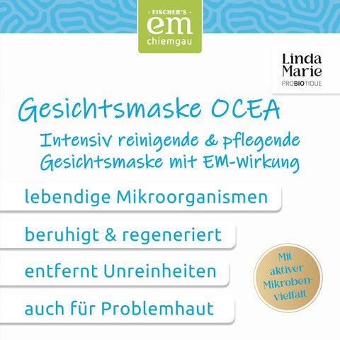 Linda Marie PROBIOTIQUE Gesichtsmaske Ocea, 30 ml