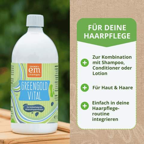 Zur Kombination mit Shampoo, Conditioner oder Lotion. Einfach in deine Haarpflegeroutine integrieren