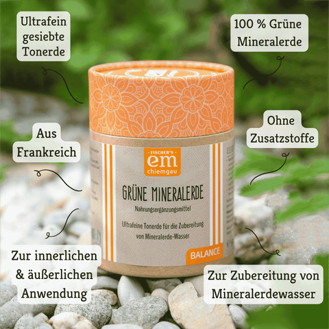 Grüne Mineralerde, 500 g Pappdose