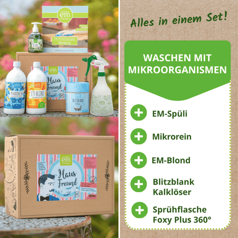 Hausfreund - Putzset Allrounder - probiotische Reinigung