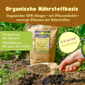 Hochbeet-Set mit organischem NPK-Dünger. 
