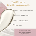 Mit 3-fach-Hyaluron-Komplex, Bio Aloe Vera, Olivensqualane und Rose