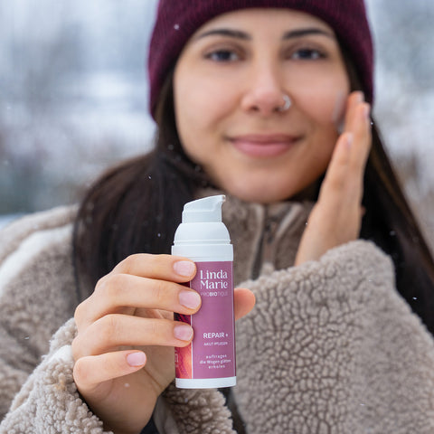 Linda Marie PROBIOTIQUE Akutbalsam Repair unterstützt beanspruchte Haut auch in der kalten Jahreszeit
