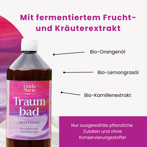 Mit Bio-Oragenöl, Bio-Lemongrasöl und Bio-Kamillenextrakt
