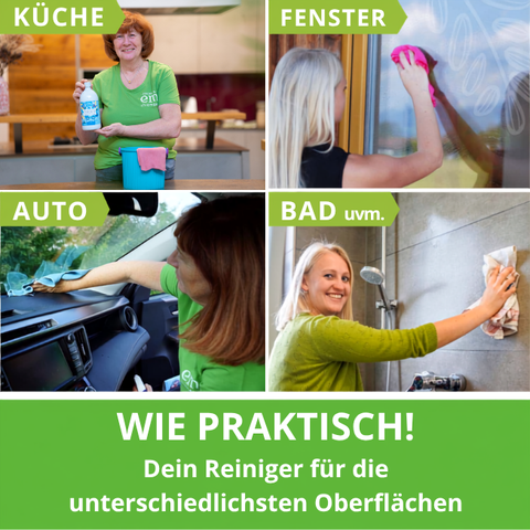 Dein Reiniger für die unterschiedlichsten Oberfllächen