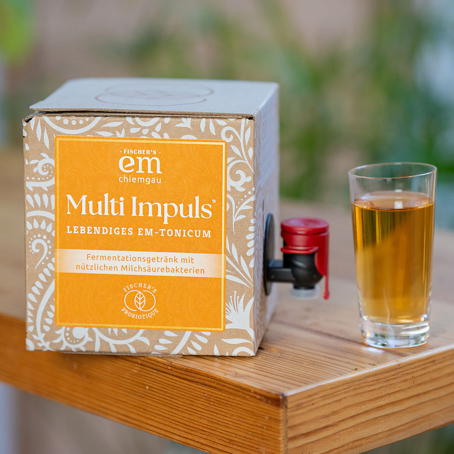 Multi Impuls ® - Bio-EM-Tonicum - das Original 0,5 L mit Glas