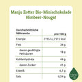 Nährwertangabe Zotter Manju Bio-Minischokolade