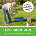 Rasen Rainer Rasendünger für dichten Rasen.
