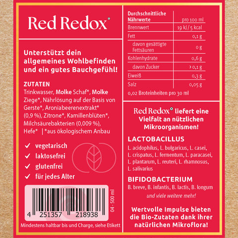 Red Redox ® - lebendiges Bio-EM-Tonicum mit Aroniabeere