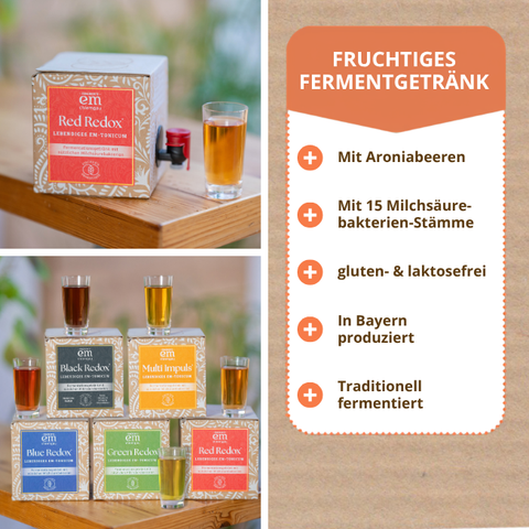 RedRedox Eigenschaften und Vorteile. 