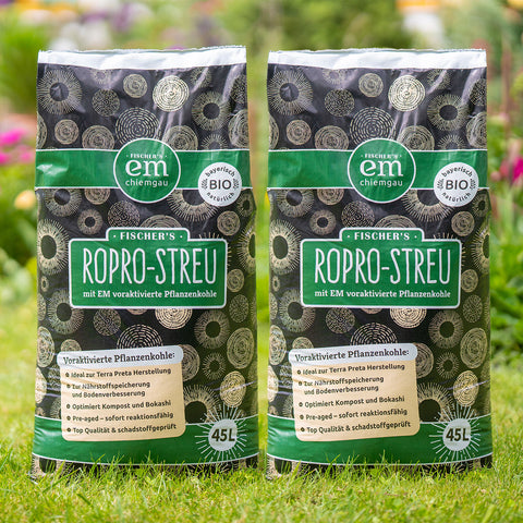 RoPro-Streu - Pflanzenkohle